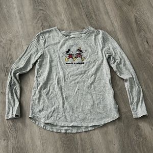 Gap Mickey & Minnie long sleeve t shirt size M